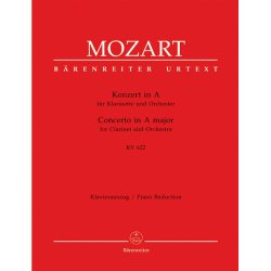 Clarinet Concerto In A K.622 : Clarinet and Piano