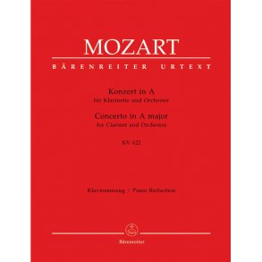 Clarinet Concerto In A K.622 : Clarinet and Piano