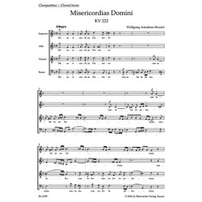 Misericordias Domini K.222 (205a)