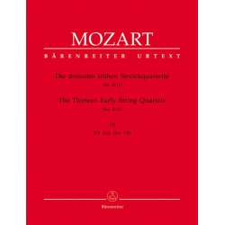 The Thirteen Early String Quartets - Mozart, Wolfgang Amadeus