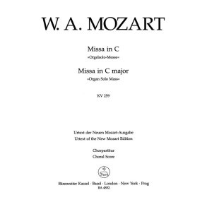 Missa : Organ Solo Mass