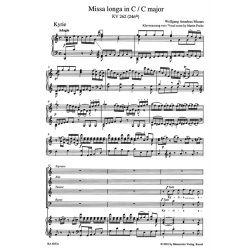 Missa longa In C Major K.262