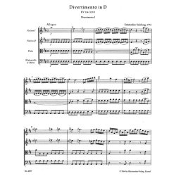 Three Divertimenti - Mozart, Wolfgang Amadeus