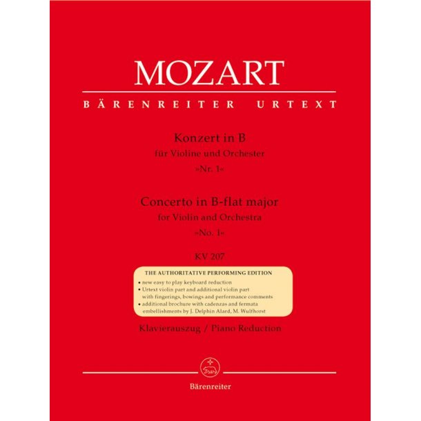 Violin Concerto No.1 in B-flat major K.207