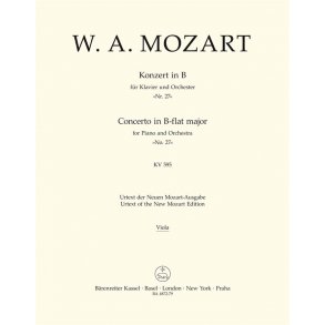 Piano Concerto No. 27 in B-flat major K. 595