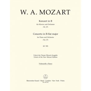 Piano Concerto No. 27 in B-flat major K. 595