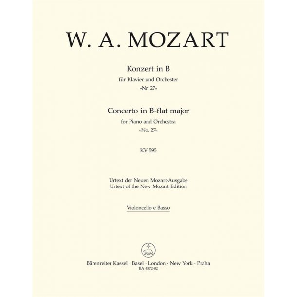 Piano Concerto No. 27 in B-flat major K. 595