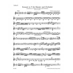 Piano Concerto No. 11 in F major K. 413