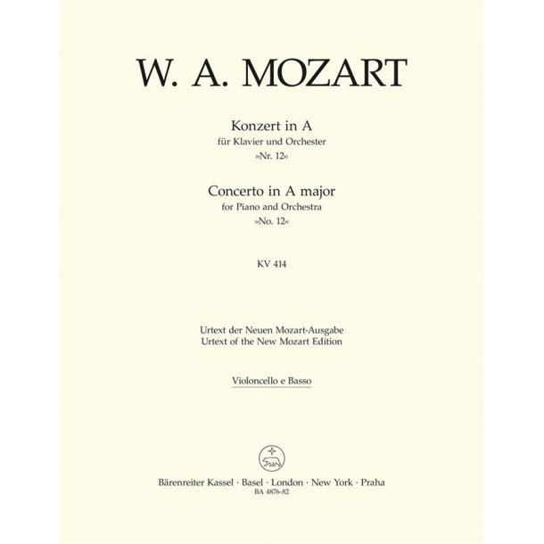 Piano Concerto No. 12 in A Major K.414