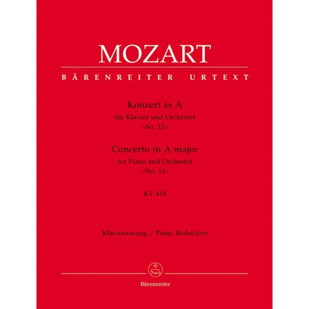 Piano Concerto No. 12 in A Major K.414