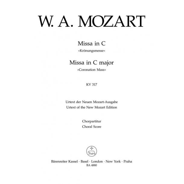 Kr&ouml;nungsmesse (C) K 317 (Chp)