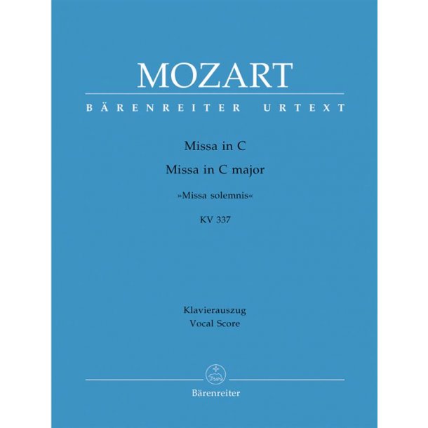 Missa in C major K.337 : Missa solemnis