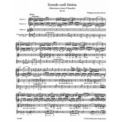 Scande coeli limina - Mozart, Wolfgang Amadeus