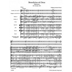 Benedictus sit Deus - Mozart, Wolfgang Amadeus