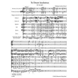 Te Deum laudamus - Mozart, Wolfgang Amadeus
