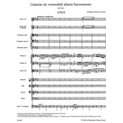 Litaniae de venerabili altaris Sacramento - Mozart, Wolfgang Amadeus