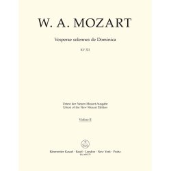 Vesperae solennes de Dominica - Mozart, Wolfgang Amadeus