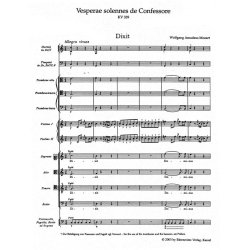 Vesperae solennes de Confessore - Mozart, Wolfgang Amadeus