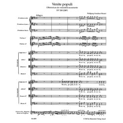 Venite populi - Mozart, Wolfgang Amadeus