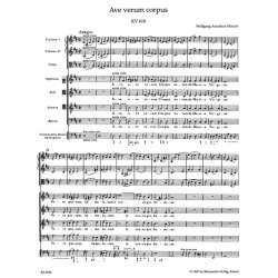 Ave verum corpus - Mozart, Wolfgang Amadeus