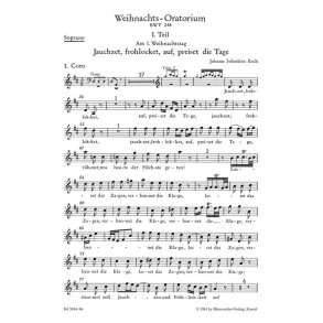 Christmas Oratorio BWV 248 : Soprano