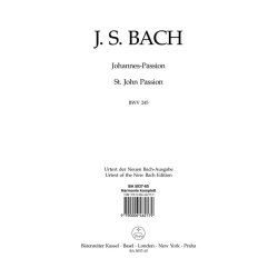 St. John Passion - Bach, Johann Sebastian