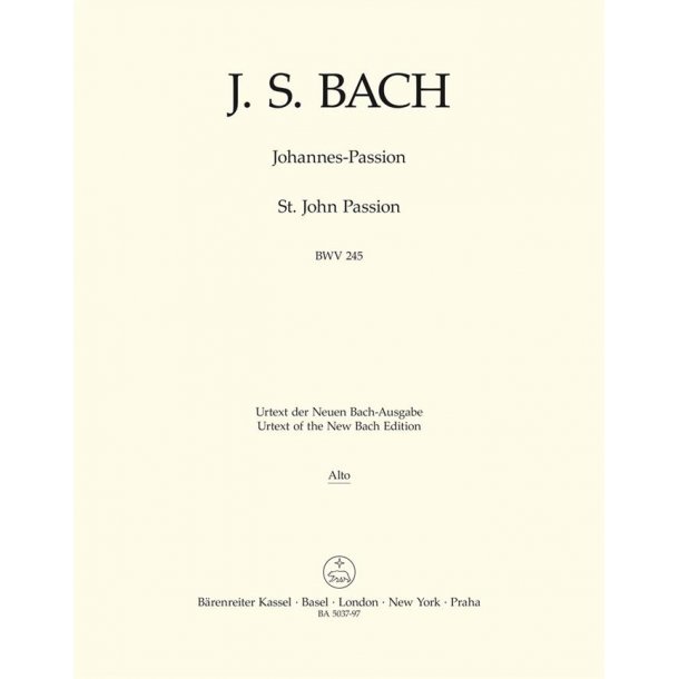 Johannes-Passion (St. John Passion) BWV 245