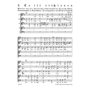 Es ist erschienen die heilsame Gnade Gottes : Motette Nr.3 aus Geistliche Chormusik 1648