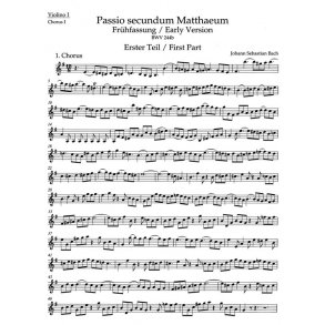 St. Matthew Passion - Bach, Johann Sebastian