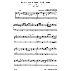 St. Matthew Passion - Early Version BWV 244B