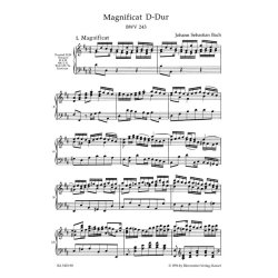 Magnificat In D BWV 243 - Vocal Score