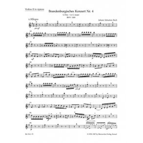 Brandenburg Concerto - Bach, Johann Sebastian