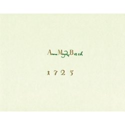 Notebook for Anna Magdalena Bach - Bach, Johann Sebastian