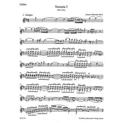 Six Sonatas - Bach, Johann Sebastian