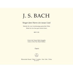 Singet dem Herrn ein neues Lied - Bach, Johann Sebastian