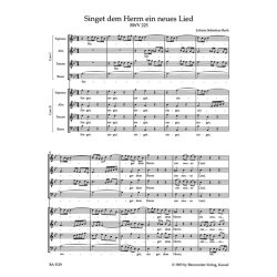 Motet No.1 Singet dem Herrn ein neues Lied