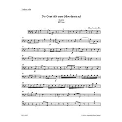 Der Geist hilft unser Schwachheit auf - Bach, Johann Sebastian