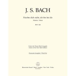 F&uuml;rchte dich nicht, ich bin bei dir - Bach, Johann Sebastian