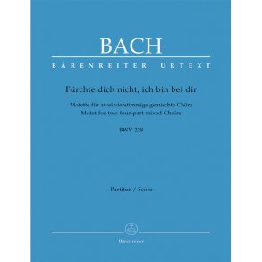 Motet No.4 'Fürchte Dich Nicht, Ich Bin Bei Dir' : Motet for two four-part mixed choirs