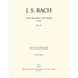 Lobet den Herrn, alle Heiden - Bach, Johann Sebastian