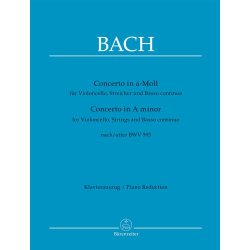 Concerto For Violoncello String And BC A Minor