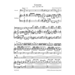 Concerto For Violoncello String And BC A Minor