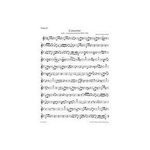 Concerto For Violin, Strings and BC G minor : Reconstructed from BWV 1056