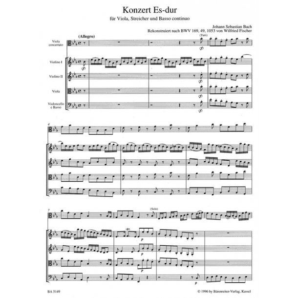 Concerto - Bach, Johann Sebastian