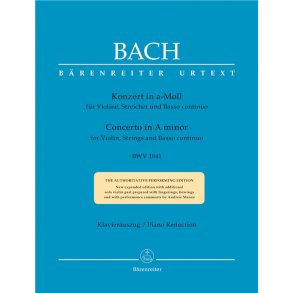 Violin Concerto In A Minor BWV 1041