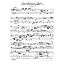 Preludes and Fughettas composed in conjunction with the Well-Tempered Clavier II - Bach, Johann Sebastian
