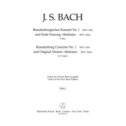 Brandenburg Concerto No. 1 and Original Version "Sinfonia" - Bach, Johann Sebastian