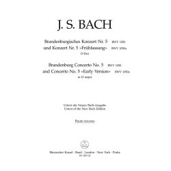 Brandenburg Concerto No. 5 and Concerto No. 5 "Early Version" - Bach, Johann Sebastian