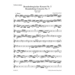 Brandenburg Concerto No. 5 and Concerto No. 5 "Early Version" - Bach, Johann Sebastian
