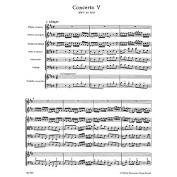 Brandenburg Concerto No. 5 and Concerto No. 5 "Early Version" - Bach, Johann Sebastian